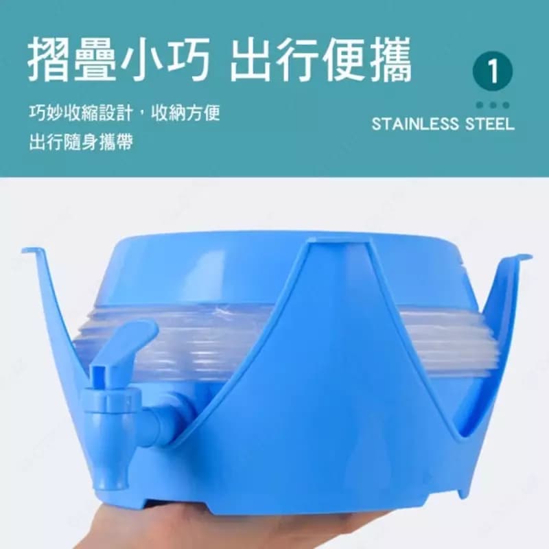 Складной пластиковый диспенсер ANS Anshi для напитков (5 L) — 7