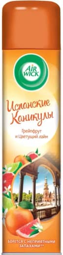 Освежитель воздуха Air Wick Испанские каникулы ”Грейпфрут и цветущий лайм”, 290 мл