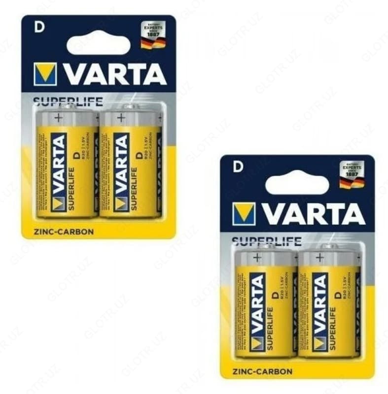 Батарейка VARTA SUPERLIFE D/R20 — 2