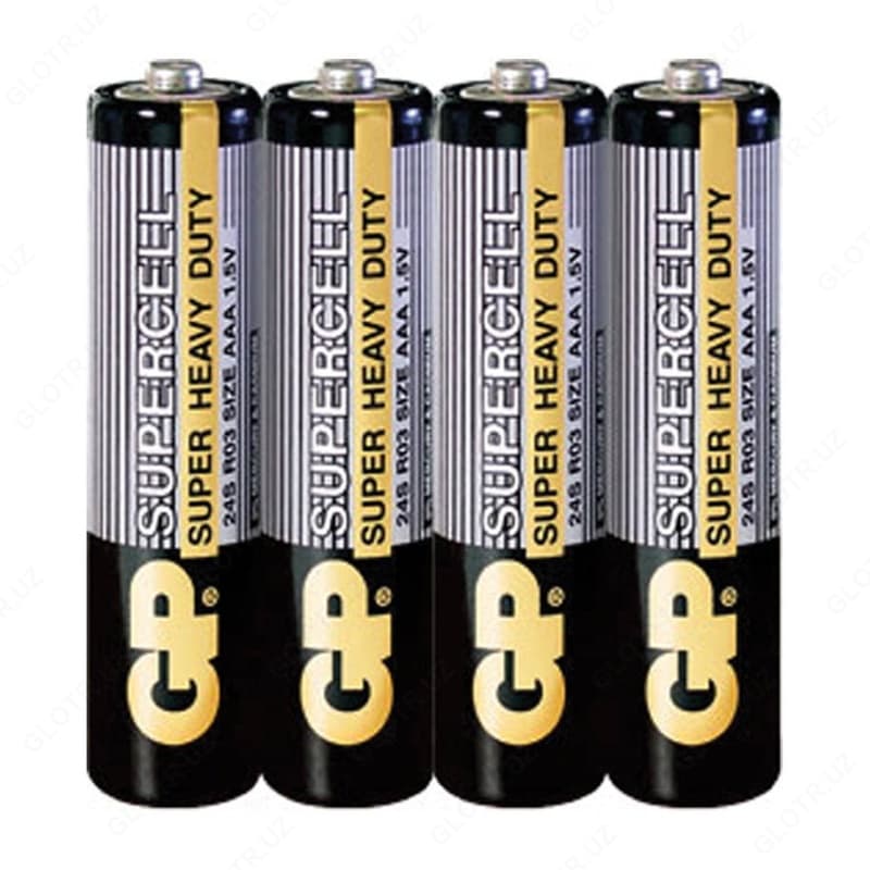 Батарейка GP SUPERCELL 1.5V (R03) AAA 4*BL — 2