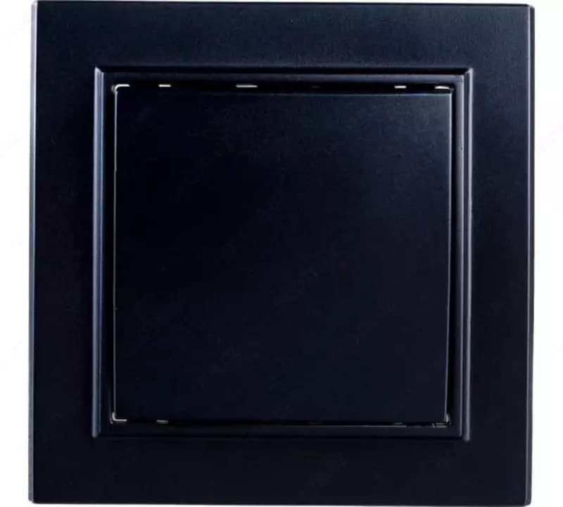 Выключатель (одноклавишный) ”Dusel” Rich, 10А, 210-250 В (Black) — 1