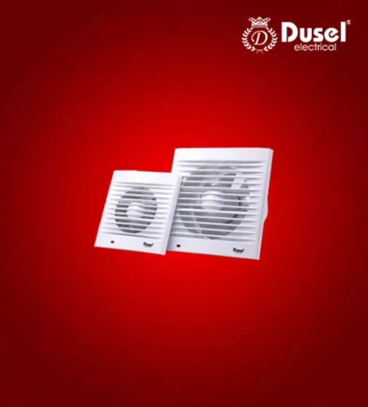 Вытяжной бытовой вентилятор (встраиваемый) ”Dusel” DV-100, 12W, IP20 (Silver) — 2
