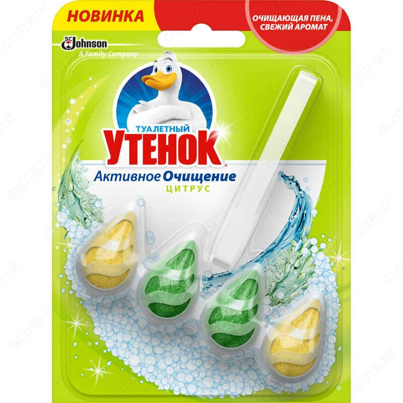 УТЕНОК жидкий подвесной блок для унитаза 55мл (цитрус, морской, цитрус, лесная свеж.)