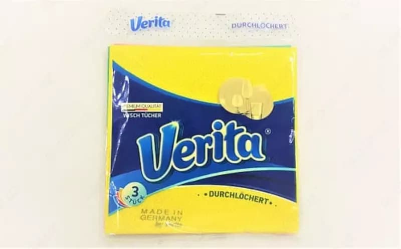 Универсальная салфетка (с перфорацией) ”VERITA” MacCLEAN, х/б, 20 х 18 см, 1 шт (Код - 387) — 1