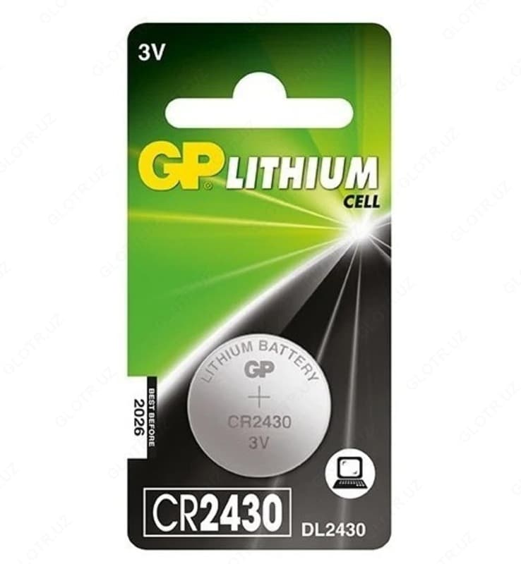 Батарейка GP Lithium Button Cell 3.0V (CR2430) 1*BL — 1