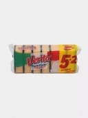 Универсальные двусторонние губки ”Verita” Piatti Puliti, пористый поролон/абразив, 7х12х4 см, 7 шт. (Код - 376)