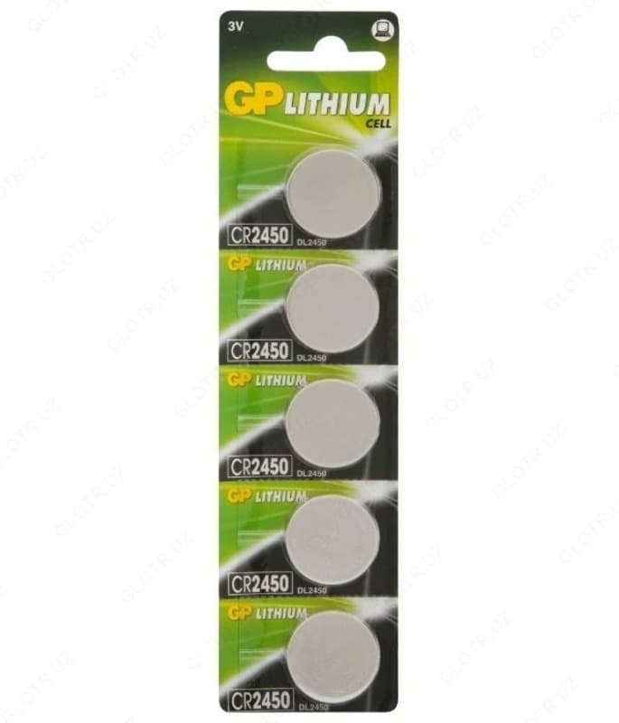 Батарейка GP Lithium Button Cell 3.0V (CR2450) 5*BL — 1