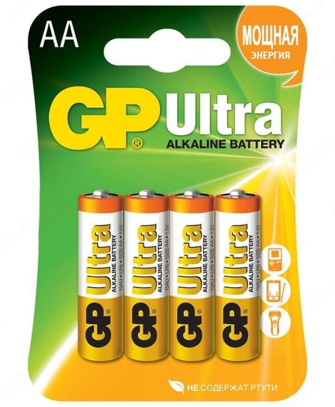 Батарейка GP ULTRA ALKALINE (LR6) 4*BL — 1
