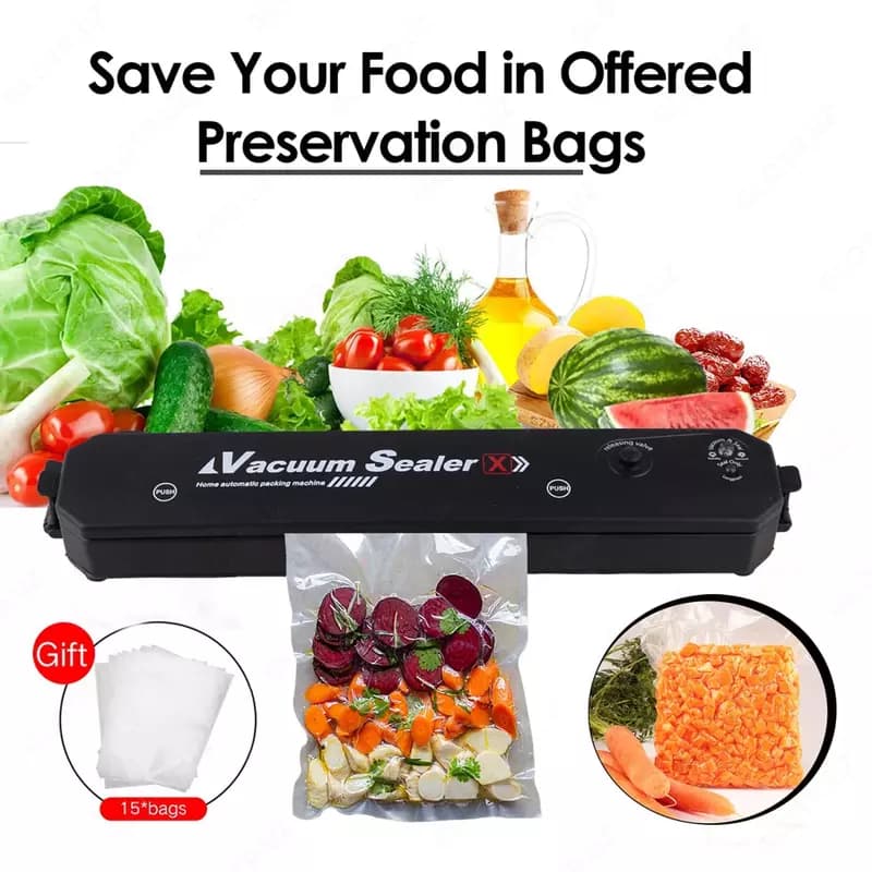 Электрический вакуумный упаковщик Vacuum Sealer Z. 2 в 1 — 3