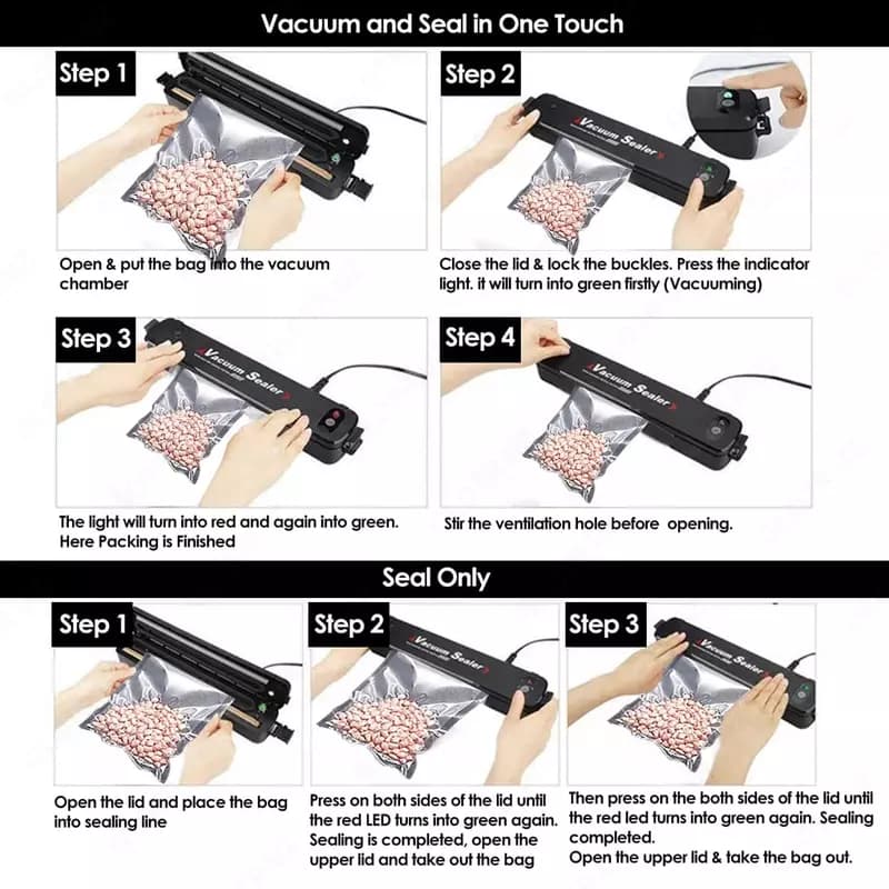 Электрический вакуумный упаковщик Vacuum Sealer Z. 2 в 1 — 4