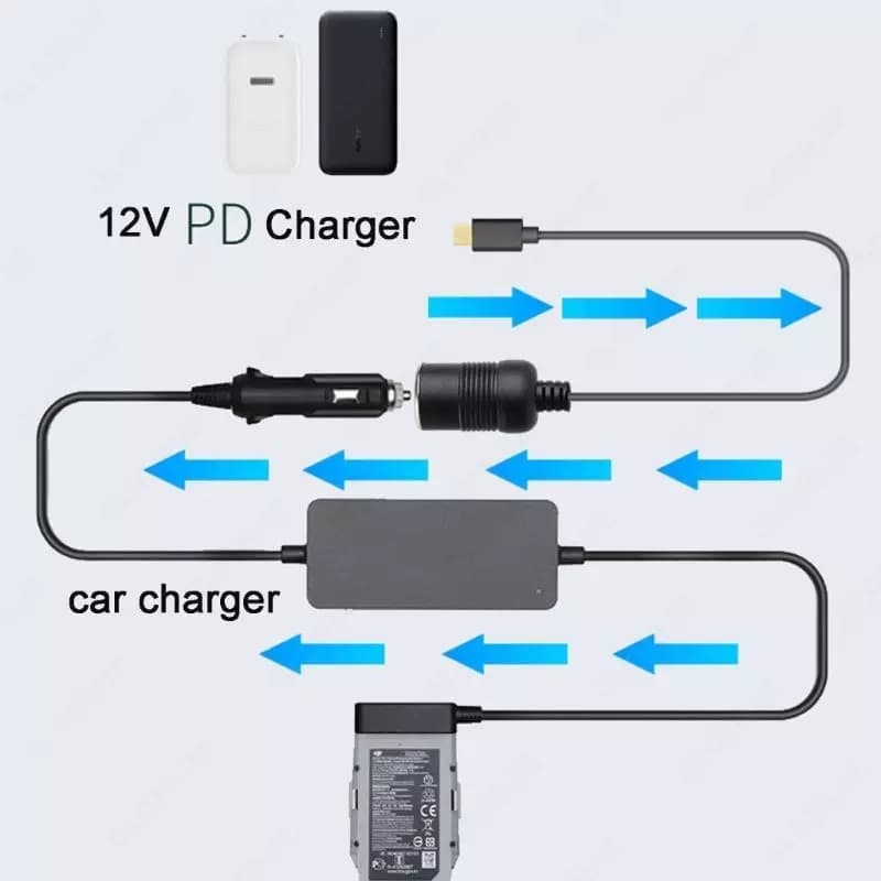 Автомобильный разъем прикуривателя USB C PD на 12 В 60 Вт — 4