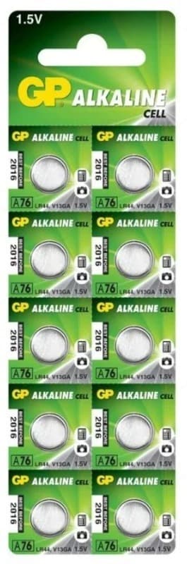 Батарейка GP Alkaline Cell A76 LR44 — 2