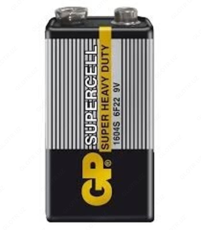 Батарейка GP SUPERCELL 9.0V (6F22) 1*BL — 2