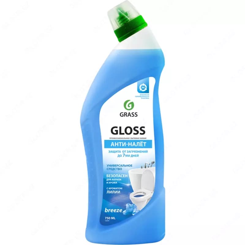 Чистящее средство против налета и ржавчины ”Grass GLOSS BREEZE Анти-налет” 750мл — 2