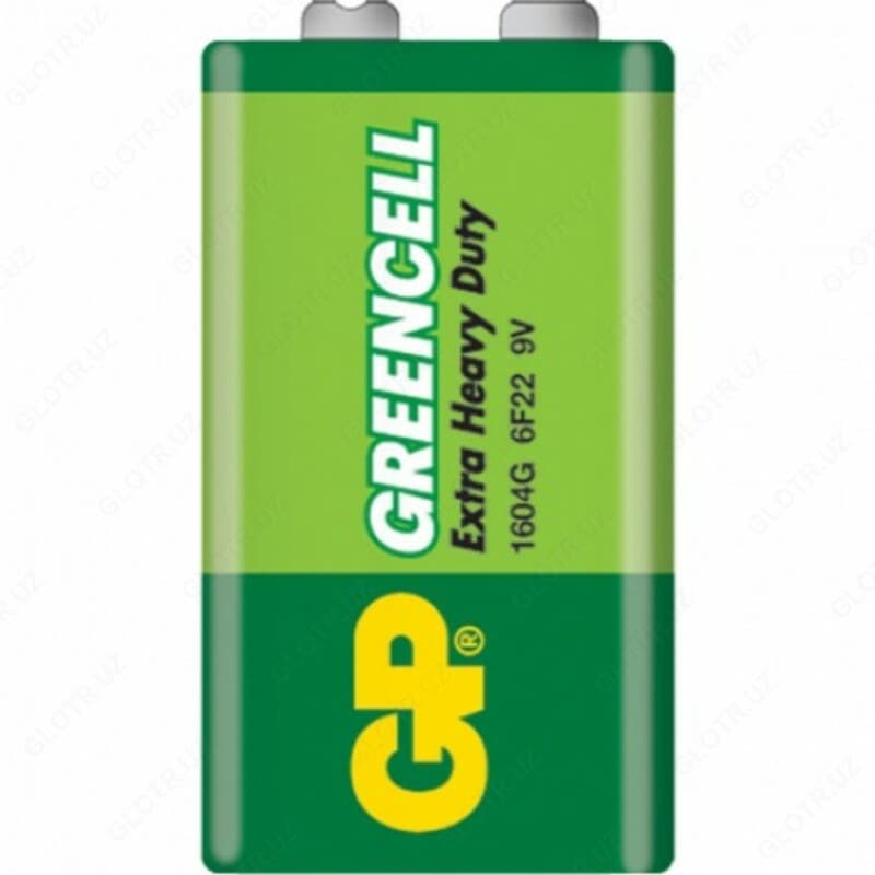 Батарейка GP GREENCELL 9.0V (6F22) 1*BL — 1