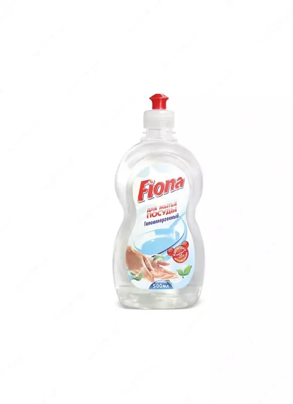 Гель для мытья посуды ”Fiona”, антижир, 500 мл., уп. пласт. бутылка с дозатором (Код - 1318) Ассортимент — 4