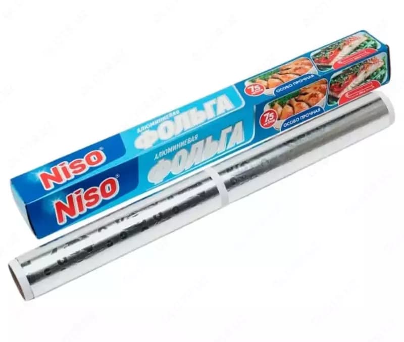 Гриль - фольга (рулон) ”Niso” М50, до +250°C, 20 мкм (Код - 354) — 2