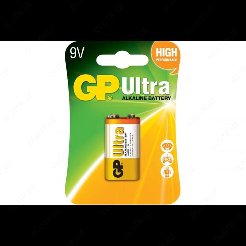 Батарейка GP ULTRA ALKALINE (6LF22) 1*BL — 1
