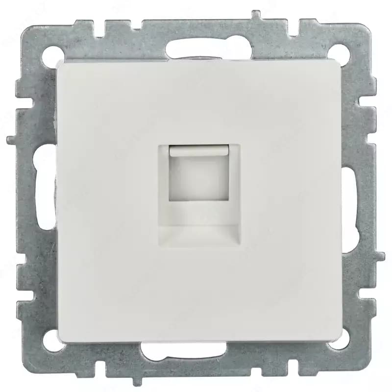 BRITE Розетка компьютерная RJ45 кат.5E РК10-БрБ белый IEK — 2