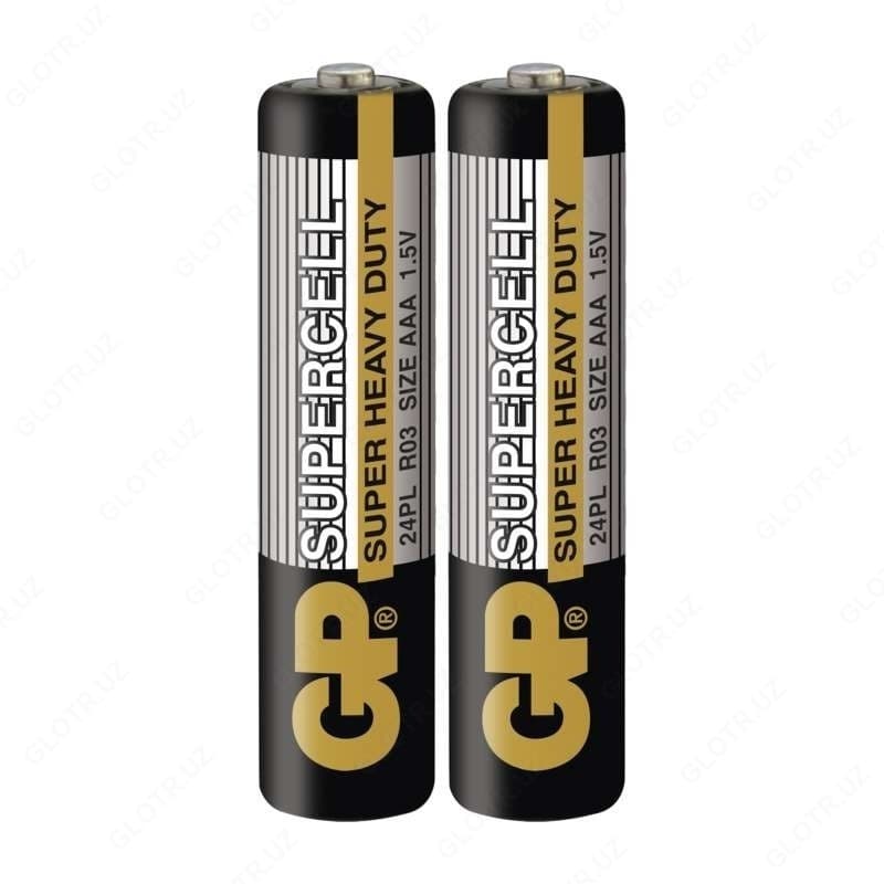 Батарейка GP SUPERCELL 1.5V (R03) 2*Целлофан — 1