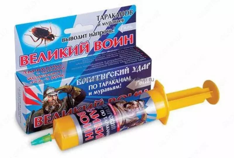 Гель ”Великий Воин” от тараканов и муравьев (80 гр.) — 1
