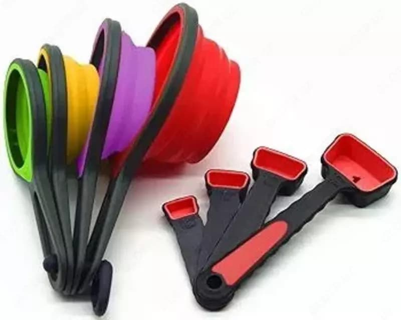 Набор силиконовых мерных ложек Silicone Measuring Cuo Set — 1