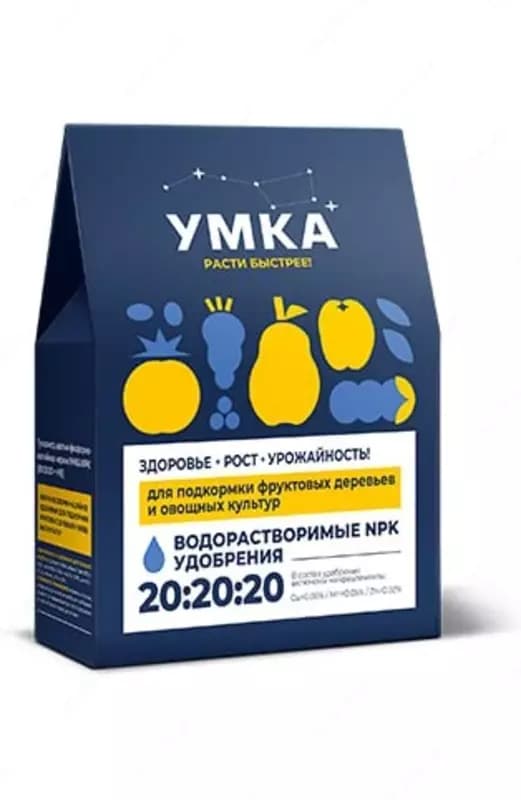 Водорастворимые NPK удобрение 20-20-20 МЕ — 5
