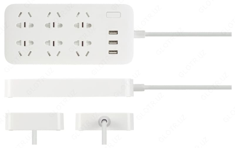 Удлинитель Xiaomi Mi Power Strip 6 — 2