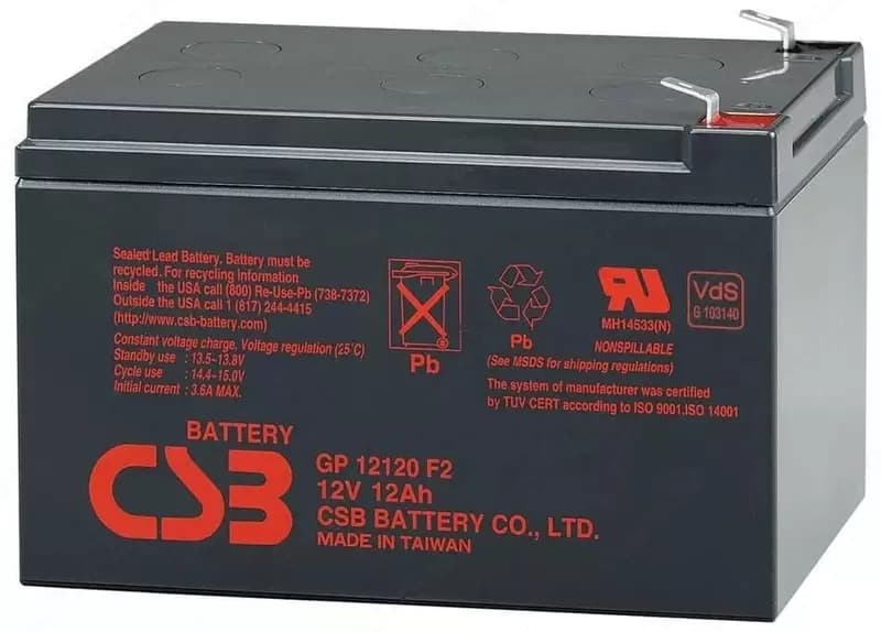 Аккумулятор резервного питания FM - 12120, YPS -12V (Китай) — 1