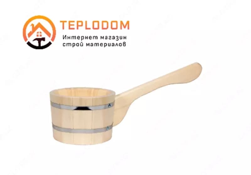 Ковш бондарный для бани 1.5л — 1