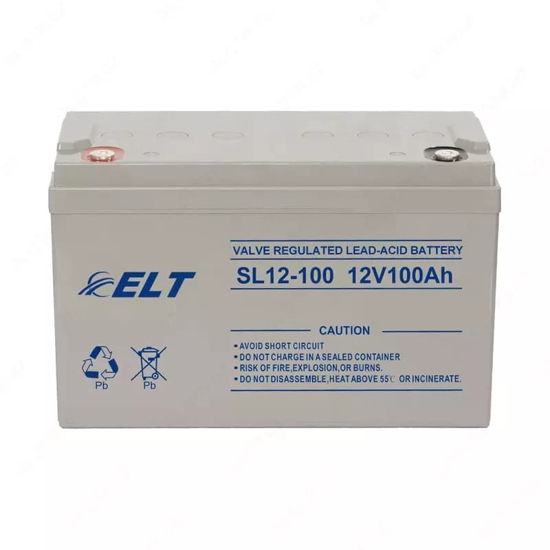 Аккумуляторная батарея ELT SL12-100 12V/100Ah — 2