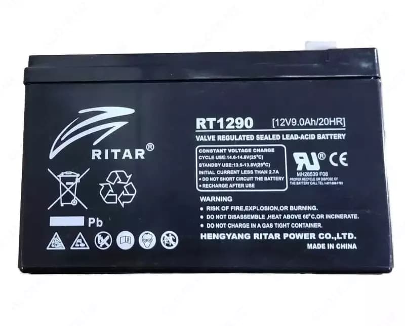 Аккумуляторная батарея Ritar RT1290 (12V, 9.0Ah) — 1