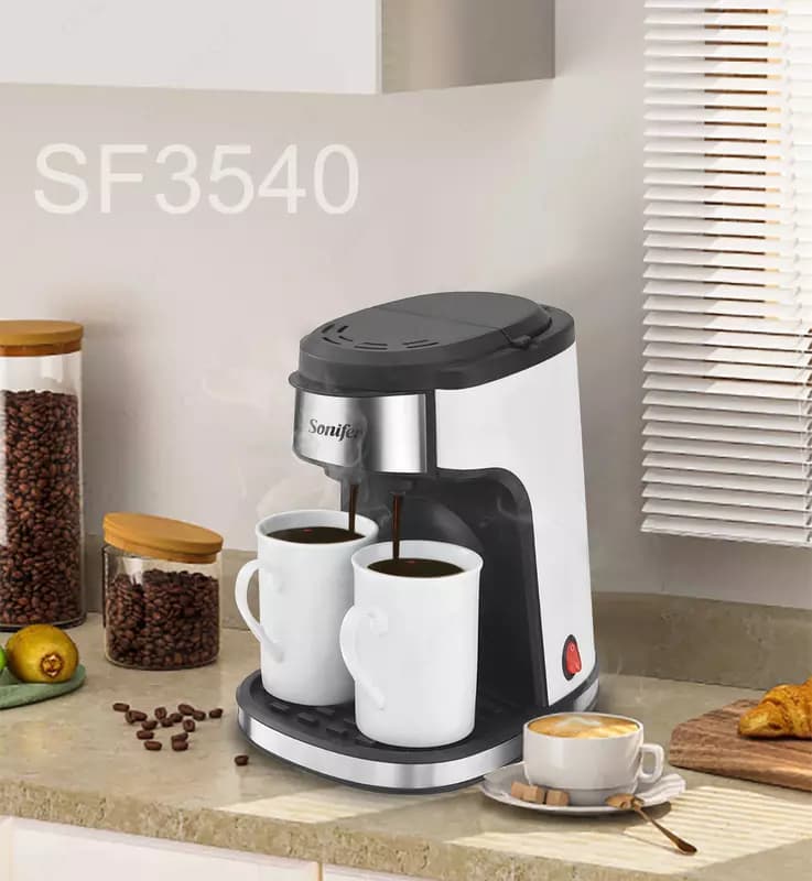 ДОСТАВКА! КАПЕЛЬНАЯ кофемашина Sonifer Coffee Maker Sf-3540 — 3