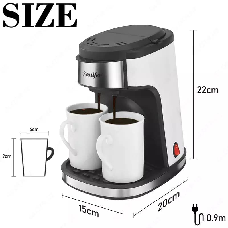 ДОСТАВКА! КАПЕЛЬНАЯ кофемашина Sonifer Coffee Maker Sf-3540 — 5