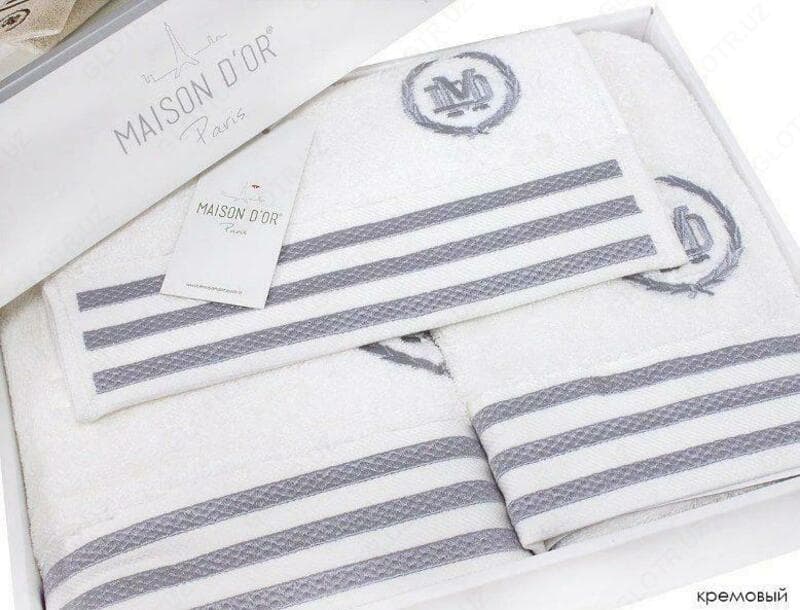 Набор полотенец MAISON D'OR (белый) — 1