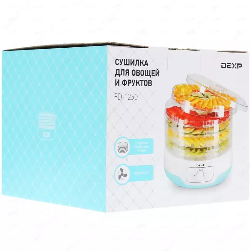Сушилка для овощей и фруктов DEXP FD-1250 — 6
