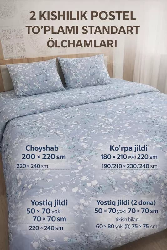 Двуспальный комплект постельного белья с изысканным цветочным дизайном — 2