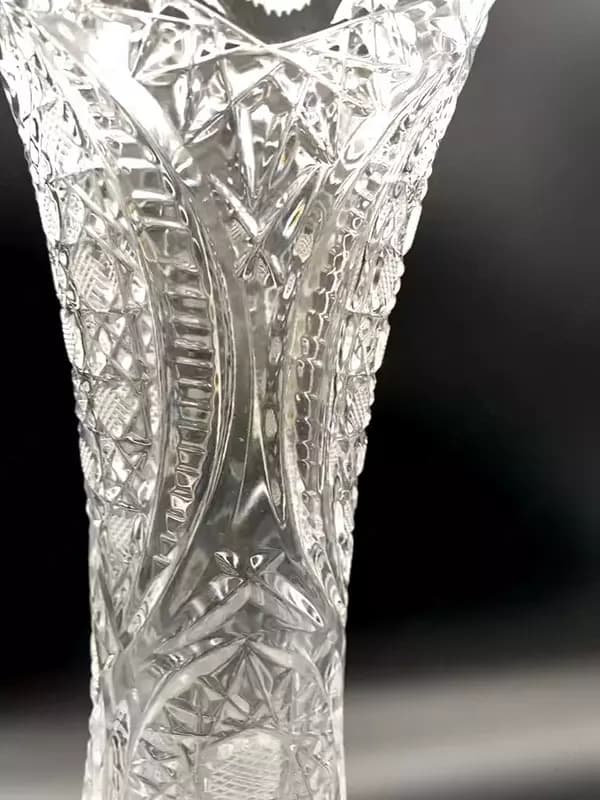 Ваза для цветов, хрусталь, СССР, 2 шт., новые. — 4