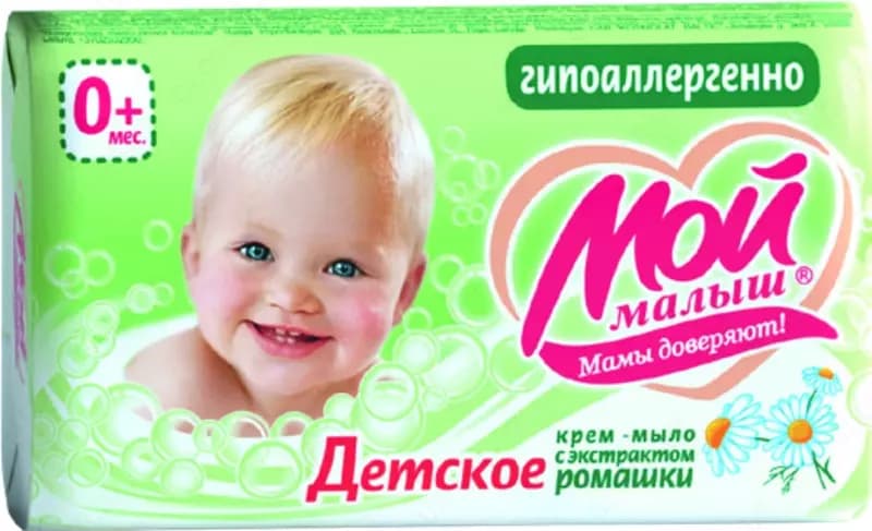 Крем-мыло детское Мой Малыш с экстрактом ромашки — 1