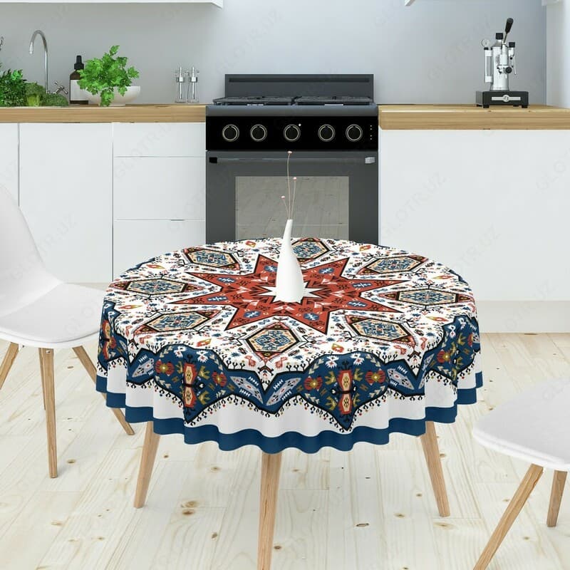 Круглая скатерть для стола Willmoda — 6