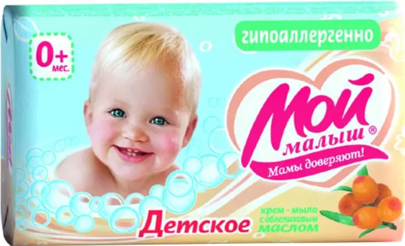 Крем-мыло детское Мой Малыш с облепиховым маслом — 1
