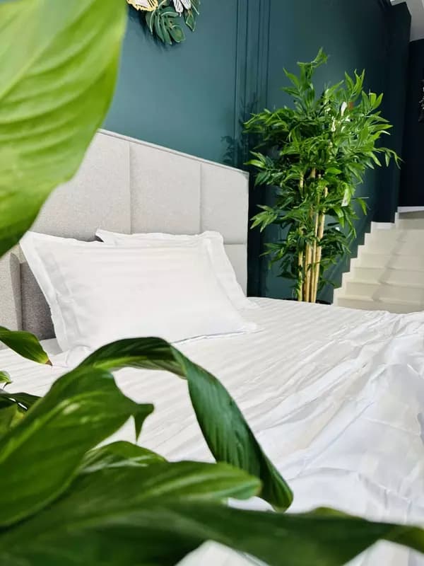 Односпальный комплект постельного белья Stripe Satin ”WHITE” (Белая нежность) — 1
