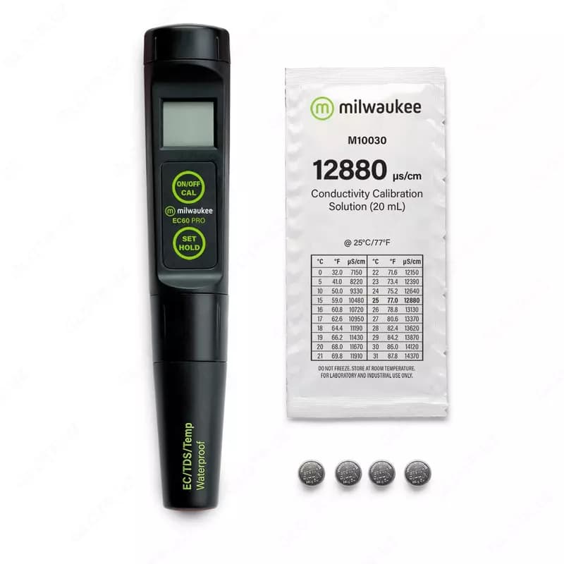 Milwaukee MW804 MAX тестер pH / EC / TDS / °C со сменным электродом — 6
