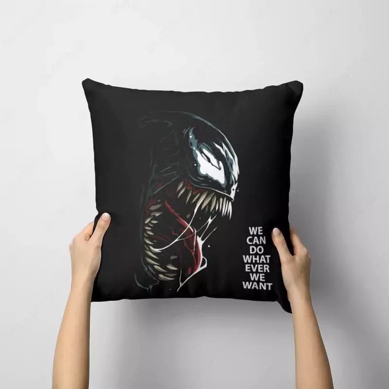 Подушки с принтом Venom для дома — 5