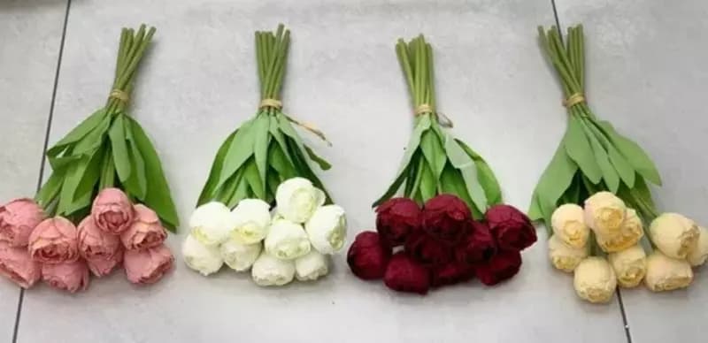 Цветы Искусственные 36см 18шт для Декора и Интерьера - Лучшая Цена — 2