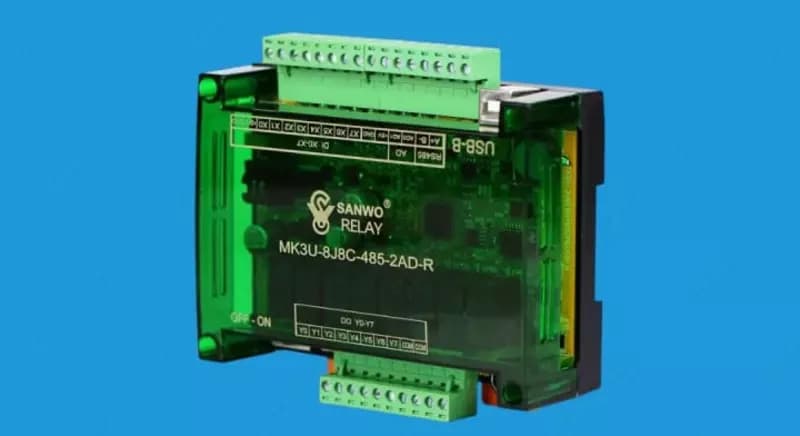 Релейный модуль ”SANWO” FX3U-8J8C RS485 Modbus RTU — 2