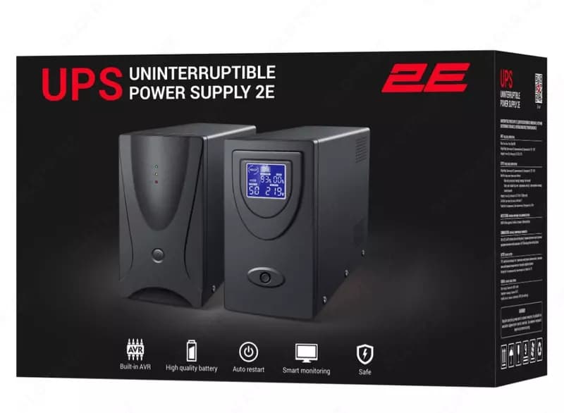 2E UPS ED850 850VA/480W LED ED850 — 4