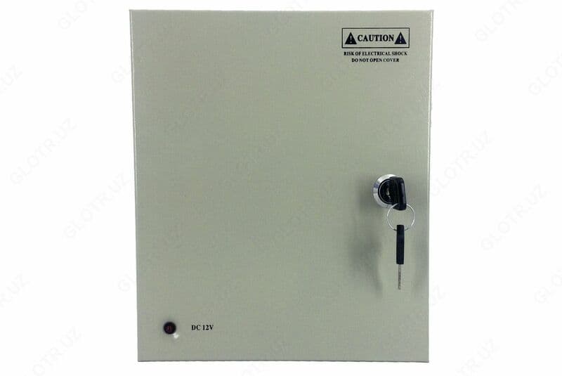 Блок питания для камеры 12V 10A BOX 9 канальный щит. — 2