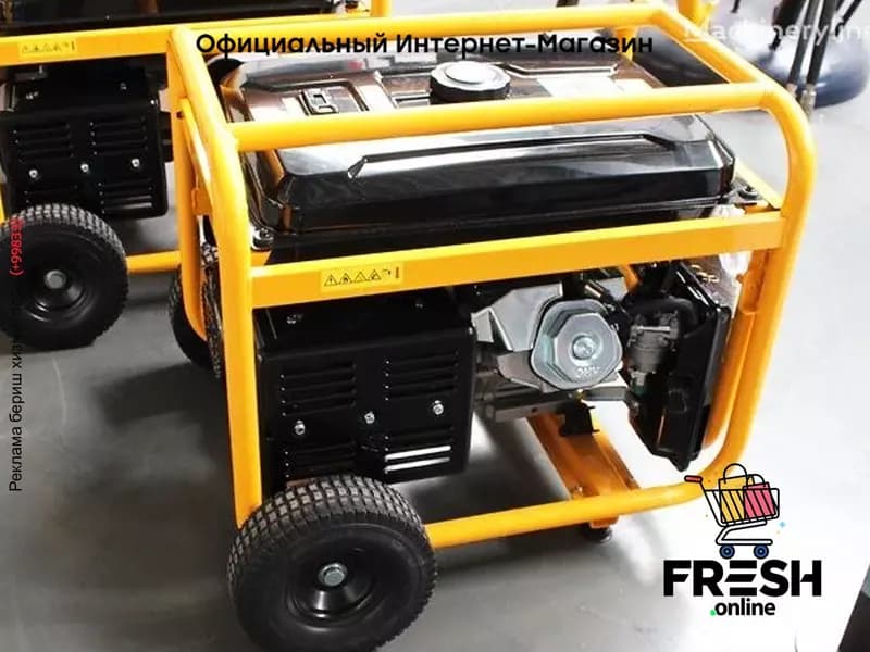 Новый газовый генератор JCB GNL8010PE — 2
