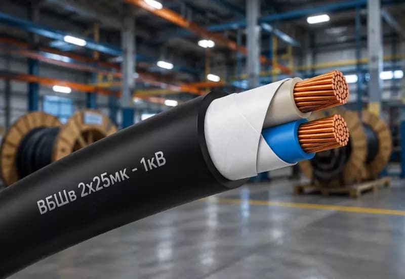 Кабель ВБШв 2х25мк - 1кВ — 2
